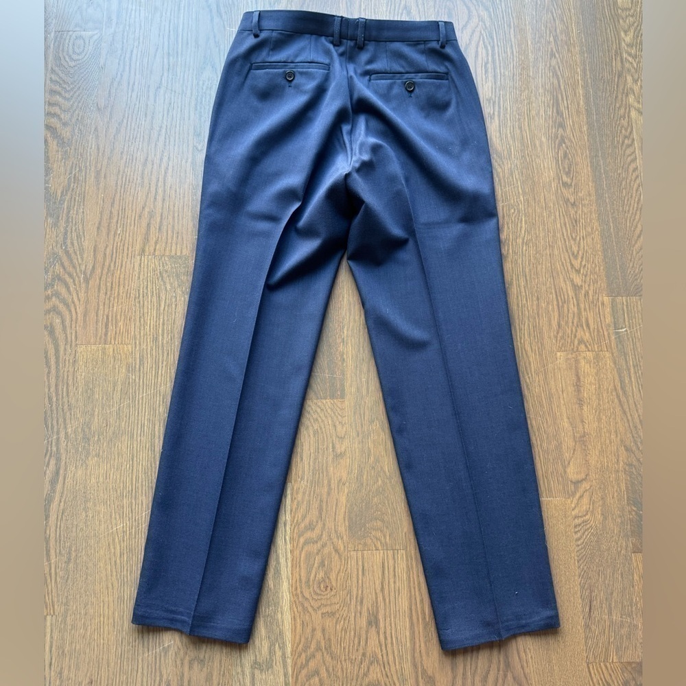 Lauren Ralph Lauren Pants Mens 32x30 Black Label Wool Plaid Dress Bottoms Blue F - Picture 5 of 7